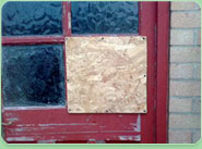boarded up West Drayton